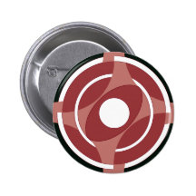 Bullseye Vesica Reddish Pin