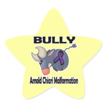 BULLy Arnold Chiari Malformation Star Stickers