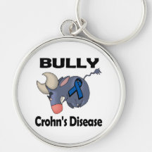 BULLy Crohns Disease Keychain