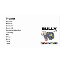 BULLy Endometriosis Business Card Template