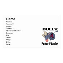 BULLy Factor V Leiden Business Card