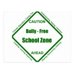 Bully - Free School Zone Post Cards