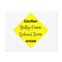Bully - Free School Zone Postcard