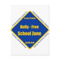 Bully - Free School Zone Post Cards
