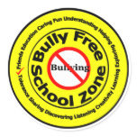 Bully Free School Zone Sticker