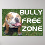 BULLY FREE ZONE 52" x 35" poster posters
