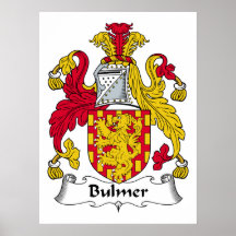 Bulmer Family Crest Poster