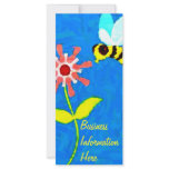 Bumble Bee 2012 Calendar Bookmark Rack Card rack cards