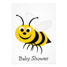 Bumble Bee Baby Shower Invitation