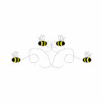 Bumble Bee Bow Ornament photo sculptures
