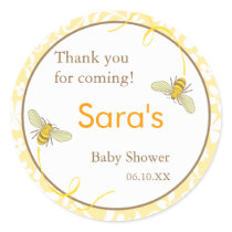 Bumble Bee Favour Sticker or Address Label