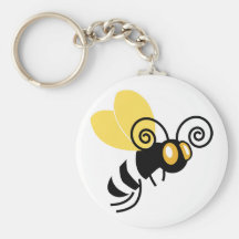 Bumble bee key chain