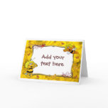 Bumble Bee Kids Birthday Party Invitations cards