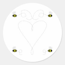 Bumble Bee Love Sticker