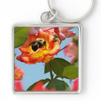 Bumble Bee on rose