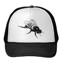 Bumble Bee Silhouette Trucker Hat