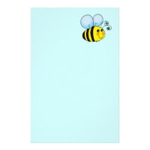 Bumble bee stationery design