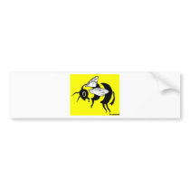 bumble bee tee bumper sticker