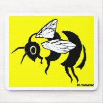 bumble bee tee mouse pad
