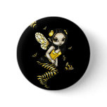 Bumblebee Fairy Button