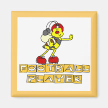 Bumblebee Football Player Tshirts and Gifts Refrigerator Magnet