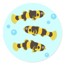 Bumblebee Goby Fish Sticker