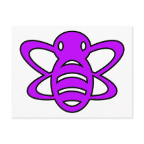 Bumblebee or Bumble Bee Honey Queen Wasp Purple
