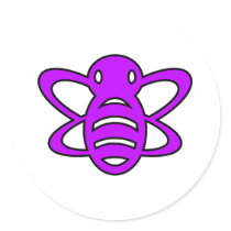 Bumblebee or Bumble Bee Honey Queen Wasp Purple