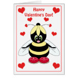 Bumblebee with Hearts Card