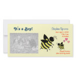 BumbleBees Baby Announcement Photo Cards photo cards