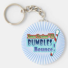 Bumbles Bounce Christmas Design Keychain