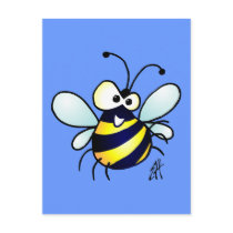 Bumbling Bee Post Card