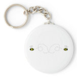 Bumbling Bumble Bees Keychain