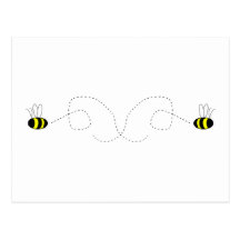 Bumbling Bumble Bees Postcard