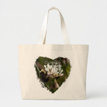 Bumbling in the Clover; Customisable Canvas Bags