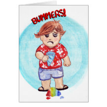 bummers! Encouragement card
