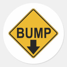 Bump Maternity Round Stickers