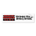Bumper Sticker bumper stickers