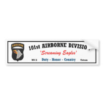 Bumper Sticker - 101st Airborne Division Vietnam