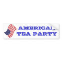 Bumper Sticker-AMERICAN TEA PARTY bumper stickers