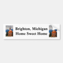 Bumper Sticker Brighton Michigan