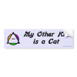 Bumper Sticker -  Cat bumper stickers