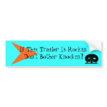 Bumper Sticker Fun Vintage Camper TT Humour bumper stickers