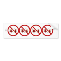 Bumper Sticker, Lyme Disease Awareness (White)