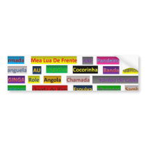 bumper sticker martial arts karate capoeira