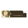 Bumper Sticker Pretty Woman Yellow Tanning Salon
