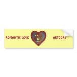 BUMPER STICKER - ROMANTIC LOVE bumper stickers