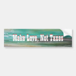 bumpersticker, Make Love, Not Taxes, Make Love,... Bumper Stickers
