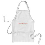 Bumpersticker - Saddam only kills his own Aprons