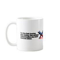 BUMPERTEMPLATE - God fearing conservative Mug
